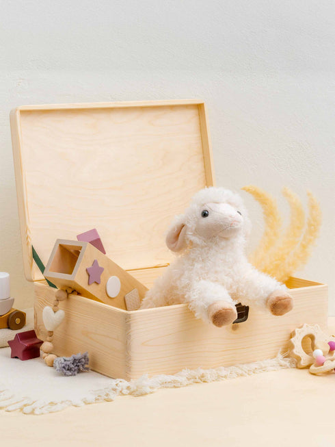 Personalized Baby Memorial Wooden Box – Our Sweet Baby Elephant Design